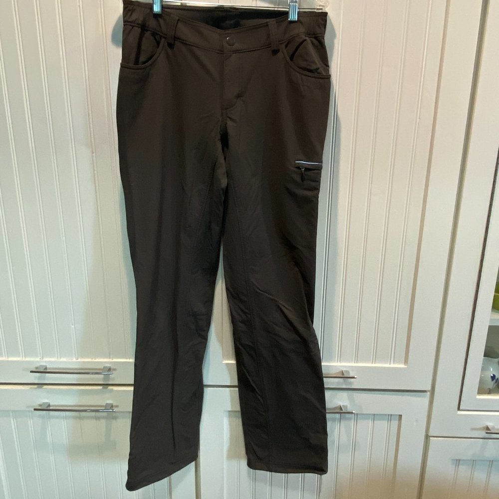 Duluth Trading Co Fleece-Lined Dark Gray Utility Pants - Size 4